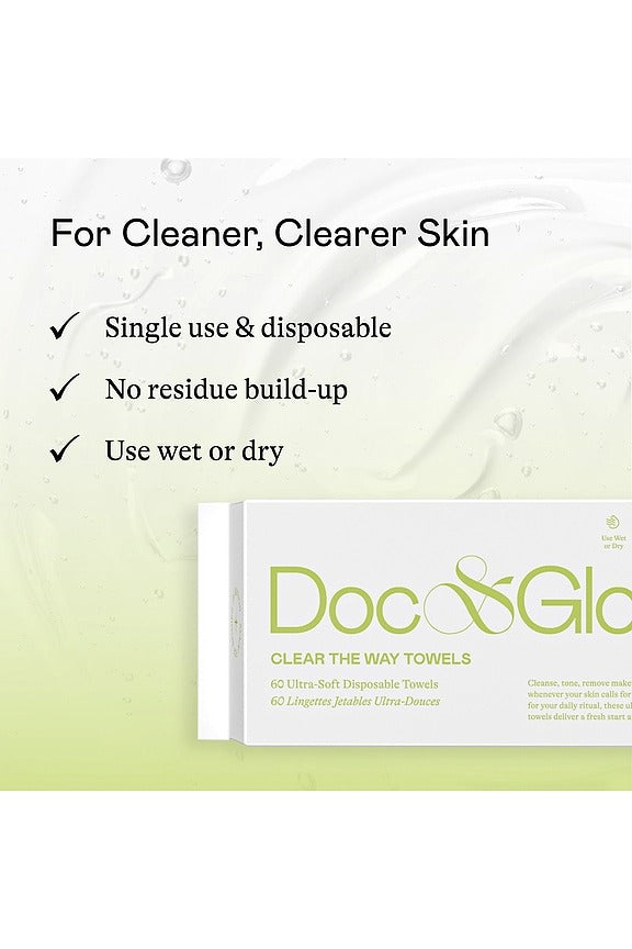 Clear The Way Disposable Towel Wipes 60 Count