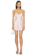 Zoe Mini Dress in Baby Pink