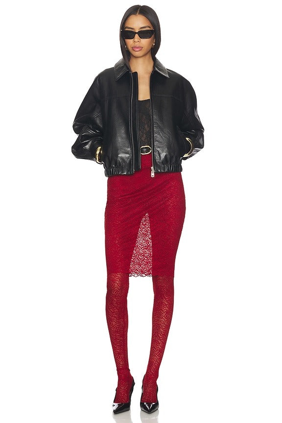 Dorado Skirt Legging in Burgundy