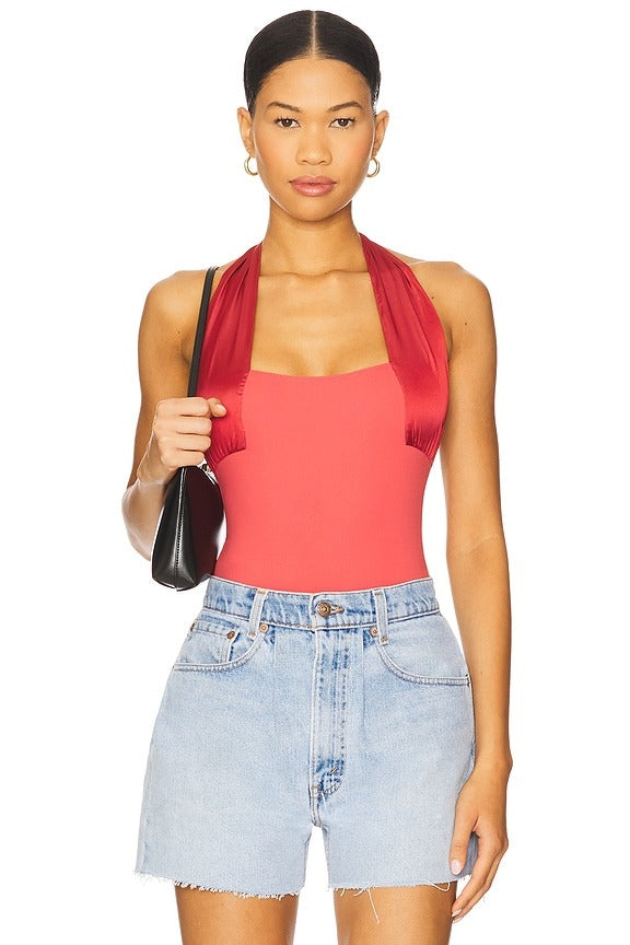 x REVOLVE Get It Done Halter Top in Berry Twists