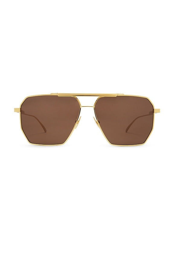 Aviator Sunglasses in Gold