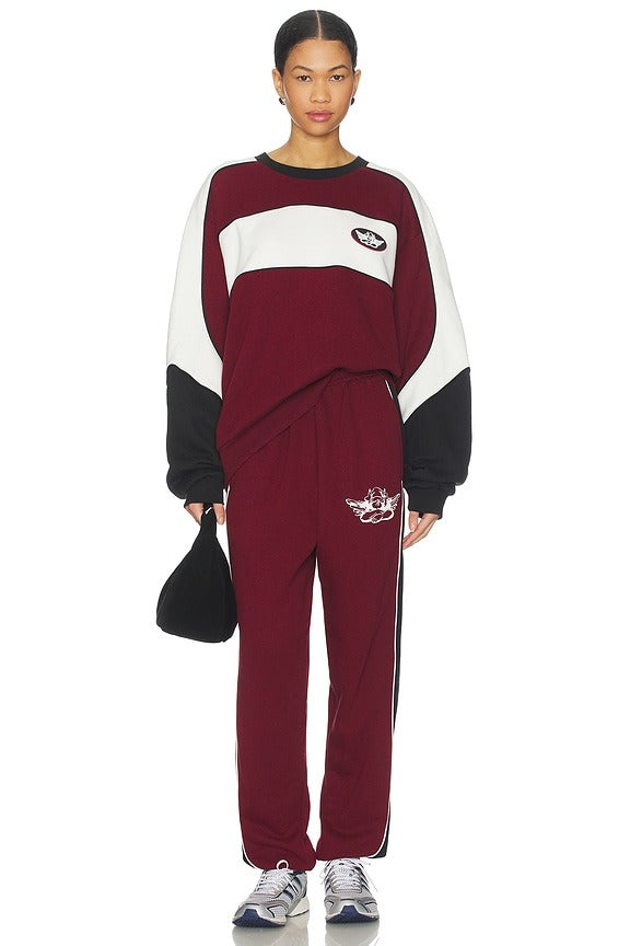 Good Sport Kara Pullover in Red Multi