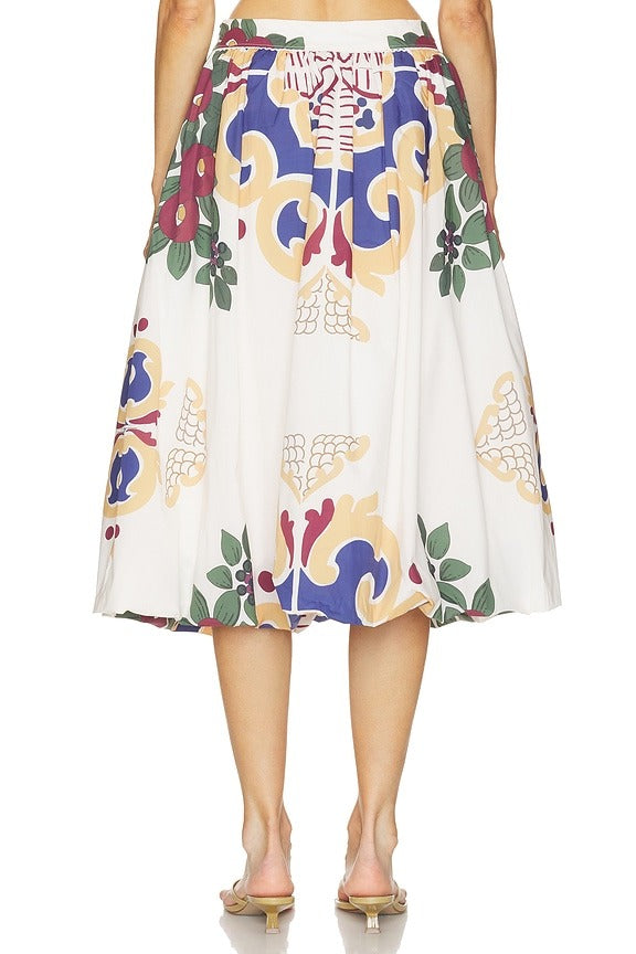 Solana Skirt in Concorde Bloom