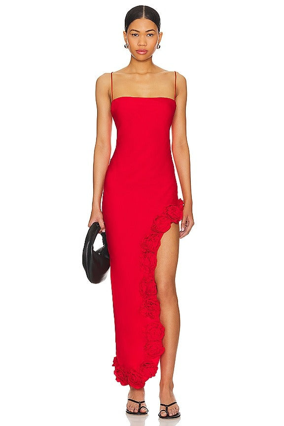 Montauk Gown in Red