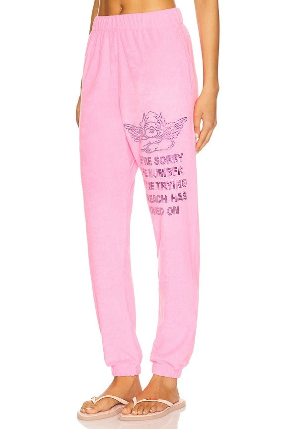 1-800 Mac Slim Pant in Pink