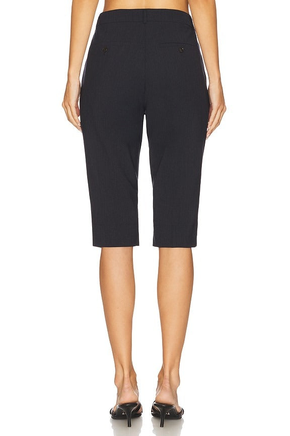Aliyah Capri Pants in Navy Melange