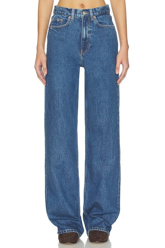 Echo Straight Leg in Bay Mid Retro