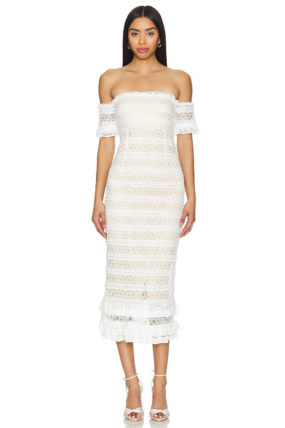 Milaro Dress in White