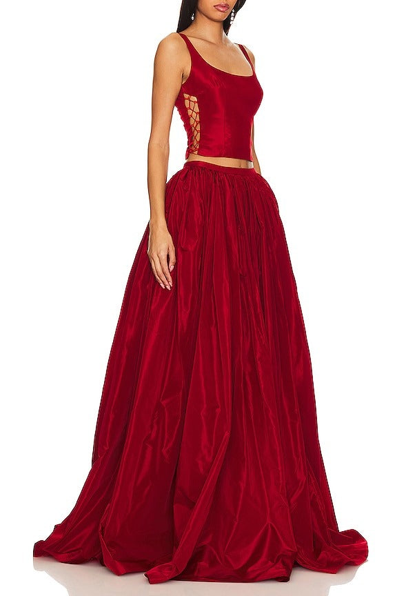 Devon Skirt in Red
