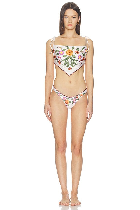 x REVOLVE Avy Bikini Bottom in Bahia