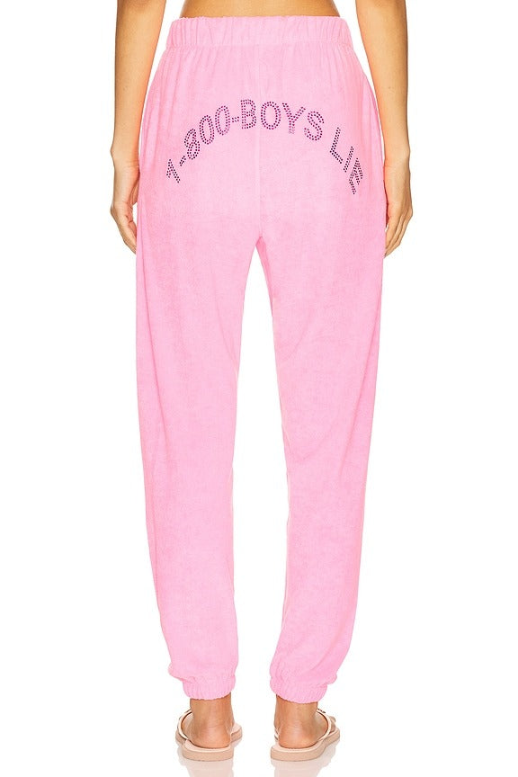 1-800 Mac Slim Pant in Pink