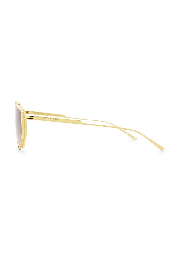 Aviator Sunglasses in Gold & Brown