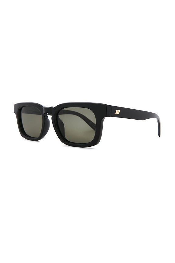 Iceberg Sunglasses in Black & Khaki Mono Polarized
