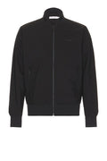 Matte Bomber Jacket in Black