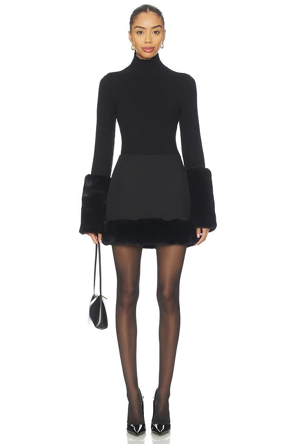 Meadow Skirt in Noir