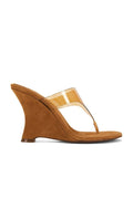 Persistent Flip Flop Sandal in Tan Suede Combo
