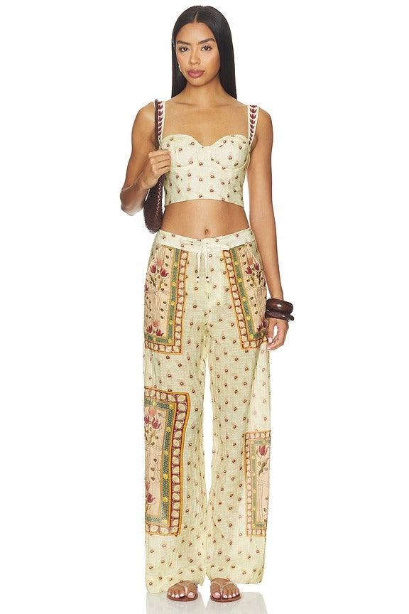 Lupe Plume Top in Multicolor