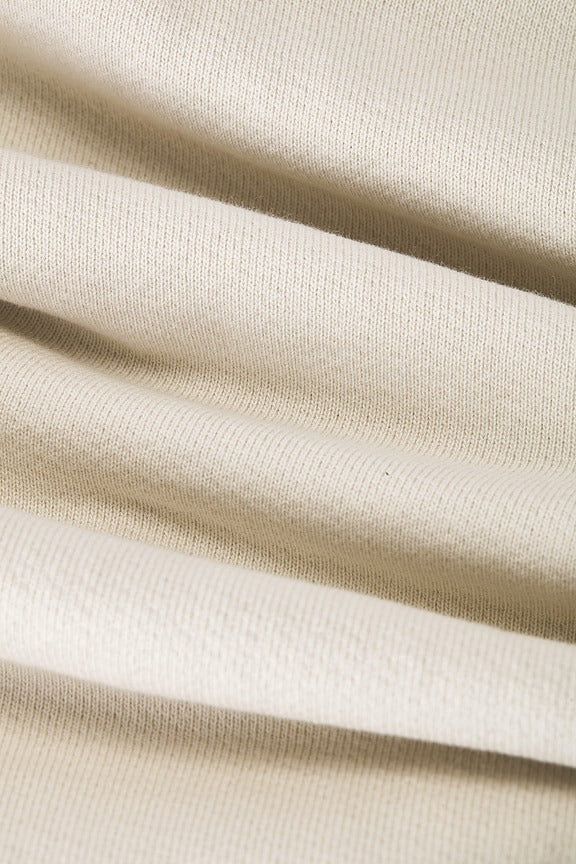 Polo Sweatshirt in Bone