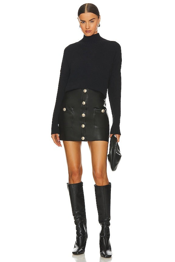 Truman Mini Skirt in Black