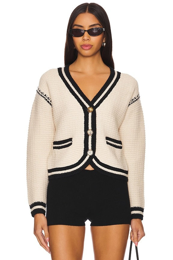 Kenya Cardigan in Ivory