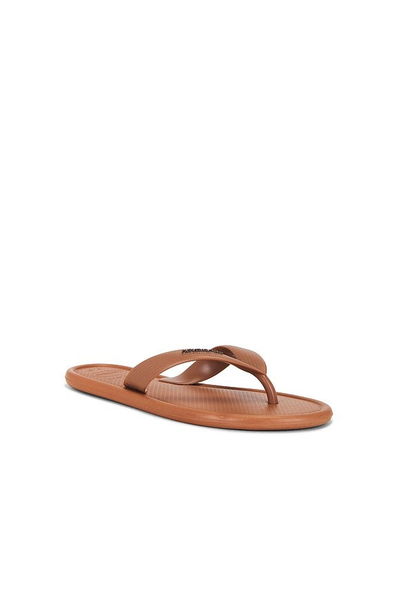 Puffed Up Sandal in Rust