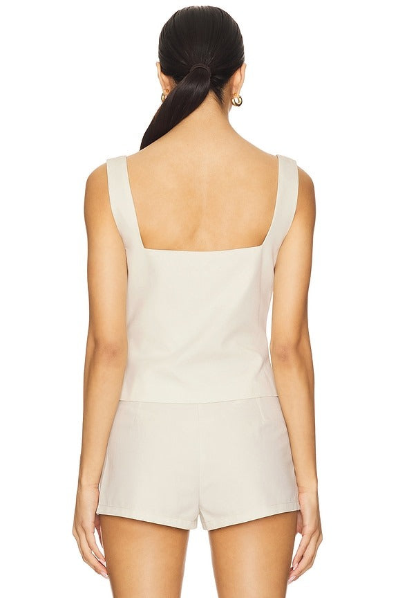 Emmeline Top in Bone