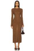 Mason Midi Dress in Toffee