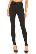 High Waist Solitaire Jeans in Black