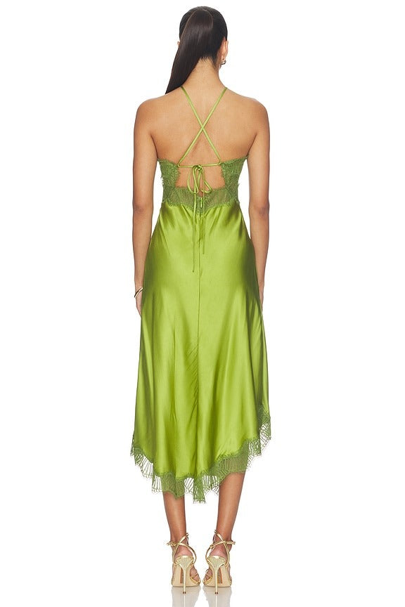 Lucia Dress in Peridot