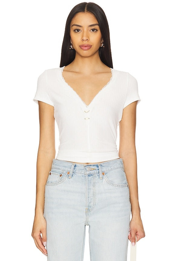 Aranelle Top in Eggshell
