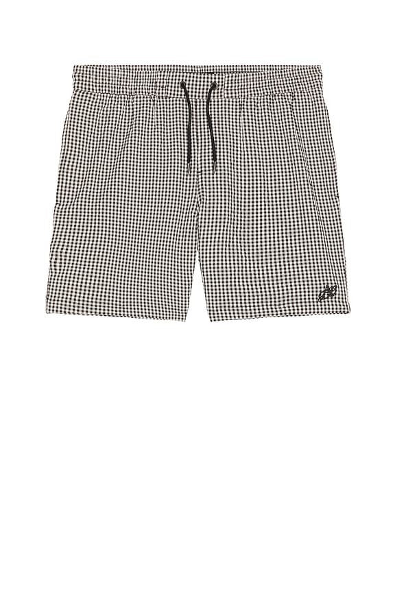 Cruz Swim Shorts in Chalk White & Black