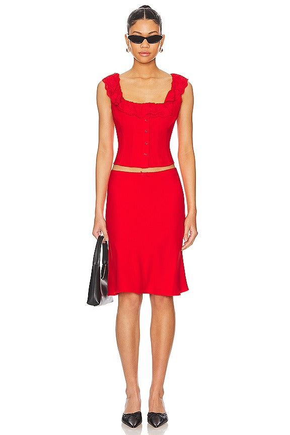 Paloma Top in Poppy