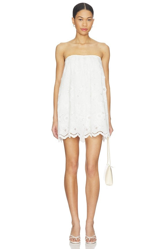 Diego Cover Up Dress in Eggshell