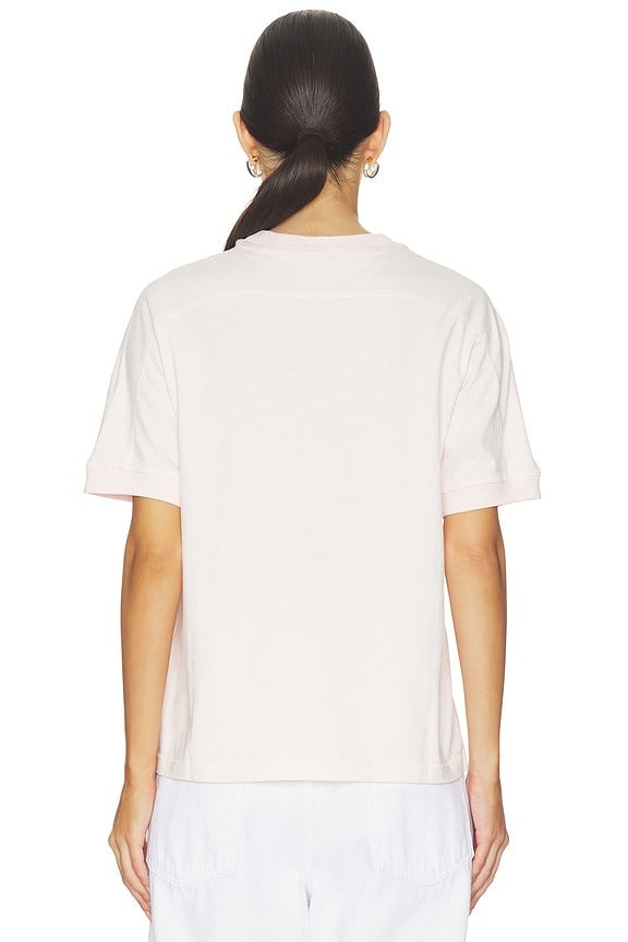Walker Collegiate Tee in Powder Pink