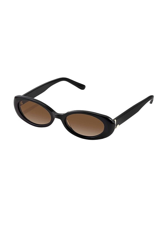 Morgan Sunglasses in Black & Brown Mono Polarised