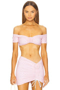 Stefan Top in Peach Polka