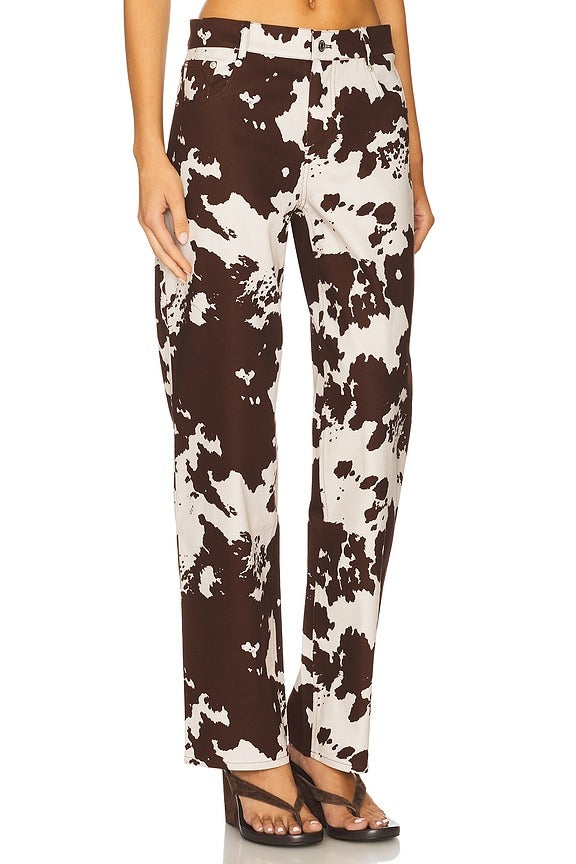 x REVOLVE Fargo Pant in White & Brown