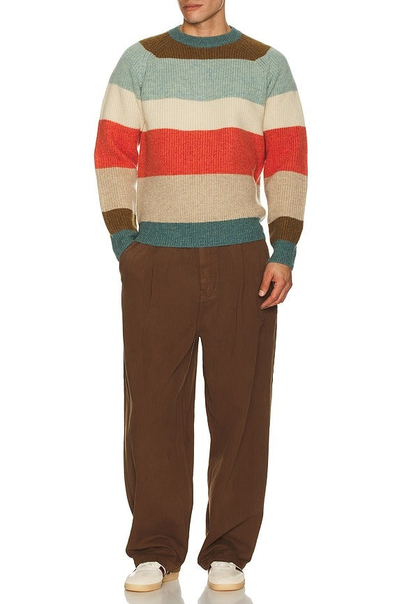 Crew Multi Stripe 5G Sweater in Multi