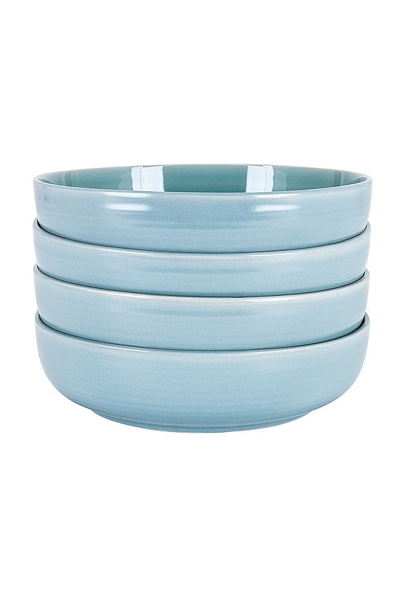 Essential Low Bowl Set Of 4 in Sky