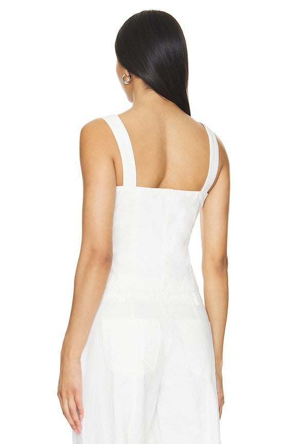 Levi Cargo Top in White