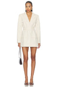 Steinway Mini Dress in Beige