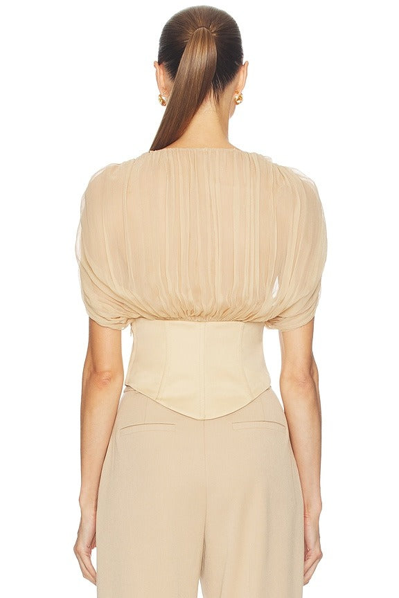 Elana Top in Taupe