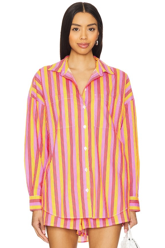 Santa Cruz Tunic in Bondi Babe Stripe