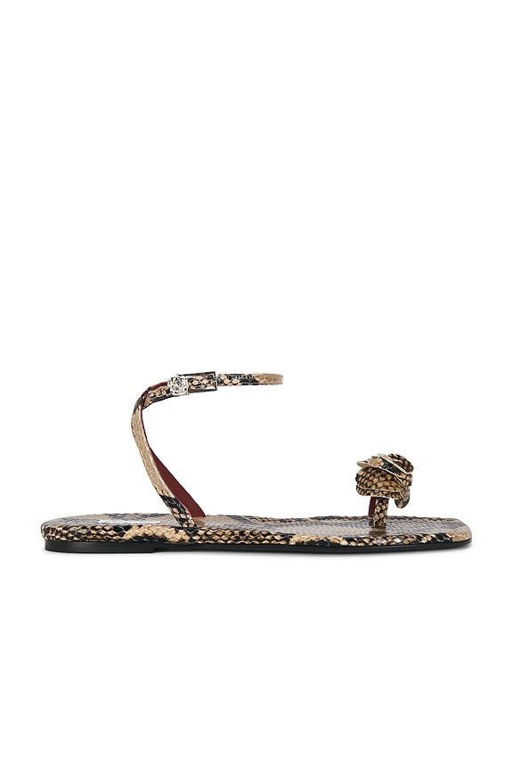 Rose Sandal in Snake