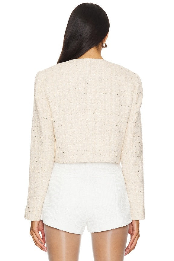 Milena Jacket in Cream Gold